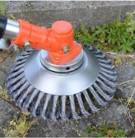 Resim escpowertools Tırpan Başlığı Kıyı Temizleme Çelik Telli Universal 