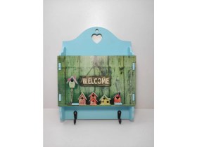 Resim Zens Shop Dekoratif Posta Kutusu Anahtarlık Posta Kutusu Renkli 