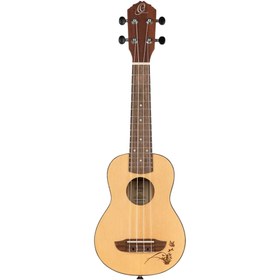 Resim Ortega RU5-SO Soprano Ukulele (Natural) 