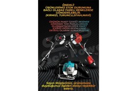 Resim Spech Power 2.1hp Profesyonel Bronz Piston Benzinli Ot Çalı Çim Biçme Makinası Yan Tırpan 