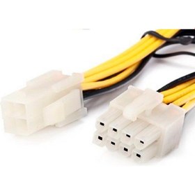 Resim 4 Pin To 8 Pin Molex 4 Pin Dişi 8 Pin Erkek Cpu Güç Dönüştürücü K 