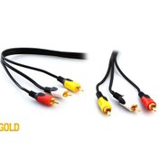 Resim Sl-Rca10 3Rca To 3Rca 10M Gold Kablo 