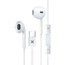Resim Syrox K20 Earbuds 1.20MT Type-C Kablolu Mikrofonlu Kulakiçi Kulaklık - Beyaz 