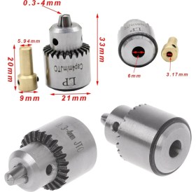 Resim Depolife Motor Için Otomatik Mini Mandrel El Sıkmalı 3 Çeneli Mandren Anahtar Sıkmalı Güçlü Mini Mıcromot 