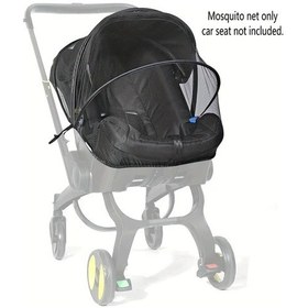 Resim Gateesat Siyah Sivrisinek Ağı - Dayanıklı Polyester, Çift Yönlü, Kamp Ve Yürüyüşler İçin Koruma 