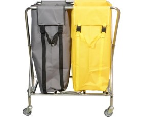 Resim Çöp Toplama Arabası x 2'li Brandalı Krom 