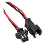 Resim 2,5MM JST SM 2PİN SİYAH SEYYAR KABLOLU KONNEKTÖR DİŞİ ERKEK TAKIM 10CM+10CM - 0,25MM 