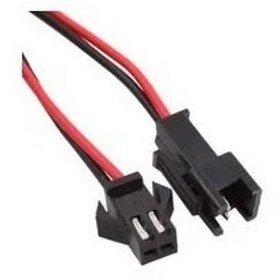 Resim 2,5MM JST SM 2PİN SİYAH SEYYAR KABLOLU KONNEKTÖR DİŞİ ERKEK TAKIM 10CM+10CM - 0,25MM 