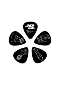 Resim Planetwaves 1cbk2-10js Pena Joe Satrıanı 10 Adet Thın Siyah Ab Pena 