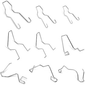 Resim Padalink Paslanmaz Çelik Far Ampulü Klipsleri - H1 H3 H4 H7 Uyumlu - 9 Adet - Sağlam Ve Güvenli Tutuş 