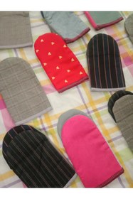 Resim HANK TİCARET Mutfak Fırın Eldiveni Tekli Kumaş Farklı Desen Tekleme 