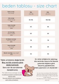Resim Seamlife Erkek Büyük Beden Bisiklet Yaka 3 Düğmeli Mevsimlik Uzun Kollu Pijama Takımı Lacivert 
