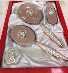 Resim Ceyyiz Gülüm 5Li Ayna Tarak Fırça Pudralık Çeyiz Seti (509857972) 