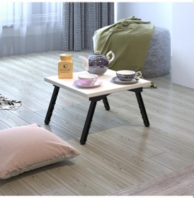 Resim Kenzlife Laptop Dizüstü Bilgisayar Sehpası Tankutay Byz 20 39 39 Yemek Sofra Siyah Ayak 