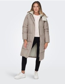 Resim Only Onlvilma Down Long Coat Cc Otw Kadın Mont-27623 - Xs Açık Kahverengi 