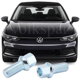 Resim Golf 8 2021-2024 Model Arası Uyumlu M14x1,5x27 Ölçüsünde Adet Bijon Saplaması 