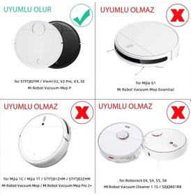 Resim Viomi Uyumlu V2 Pro Vacuum Cleaner Robot Süpürge Seti (508978474) 