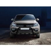 Resim Nissan Navara 2006+ Off Road Siyah Ön Koruma Ön Tampon Koruma Demiri Dinamic Plus Aqm4wd 