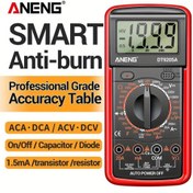 Resim ANENG DT9205A-12 1999 Sayım Dijital Multimetre AC/DC Gerilim Akım Test Cihazı Elektrik Test Metre Profesyonel Analog Multimetro 
