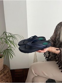 Resim Behtah Kundura Erkek Yumuşak Jelli Taban Parmak Arası Havuz Sahil Plaj Günlük Yumuşak Islak Zemin Terliği 