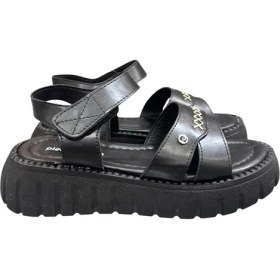 Resim Pierre Cardin Dolgu Topuk Anatomik Taban Bayan Sandalet 