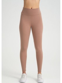 Resim Tampap 352 Yüksek Bel Şardonlu Dalgıç Tayt Vizon 