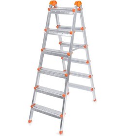 Resim Doğrular Çift Çıkışlı 6+6 Metal Merdiven MCG12506 