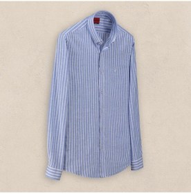 Resim Sarar Goias Soho Interview Slim Fit Erkek Gömlek 3174441 Mavi 