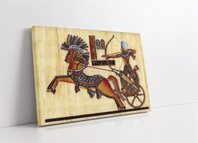 Resim Papirüs Mısır Dönemi Kanvas Tablo 