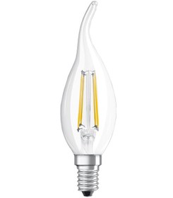 Resim Osram Ledvance Lamp232 Ledvance Osram Led Star Classıc Ba 40 4w=40w /e14 Duy/ Rustik Kıvrık 