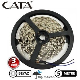 Resim Cata Ct-4487 Şerit Led Dış Mekan (Beyaz) 