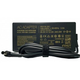 Resim Asus 20V 12A 240W Pinli Uç Laptop Adaptörü - ( 6.0mm*3.7mm ) 