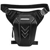 Resim Neevoyu Motosiklet Seyahat Çantası Erkekler İçin Su Geçirmez Büyük Kapasiteli Ayak Çantası Carbon Fiber Desenli Çapraz Çanta Çok Renkli 