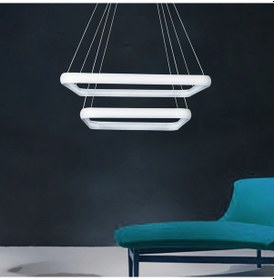 Resim Tra30013 Eco 60X60 Cm Led Avize Sarkıt Ovalköşe Vısgraat 