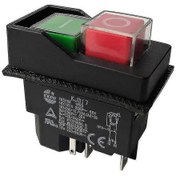 Resim Bahçe Aletleri İçin Elektromanyetik Anahtarlar Basmalı Buton Anahtarları Kjd17 220v 5 Pinli Terminaller Siyah. 