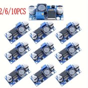 Resim 2/6/10 adet LM2596 DC-DC Ayarlanabilir Buck Dönüştürücü 3.0-40V'den 1.5-35V Güç Kaynağı Aşağı Gerilim Regülatörü Modülü 