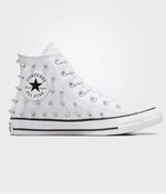 Resim Converse Chuck Taylor All Star Studded Kadın Beyaz Sneaker 
