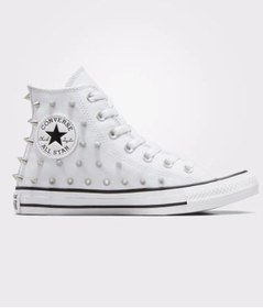 Resim Converse Chuck Taylor All Star Studded Kadın Beyaz Sneaker 