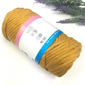 Resim Pamuk Makrome 4 mm İp Hardal 