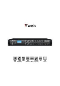 Resim Mixer Anfi Trafolu 6 Bölge 350W Usb Mp3 Uk Westa Wm-350Ut 