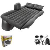 Resim Temiz Pazar CARUB Araç İçi 12V Şişme Yatak Pompa + Yastık Seti 