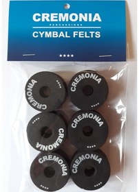 Resim CREMONIA Cymfelts Siyah 6'lı Zil Keçesi 