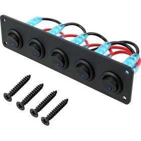 Resim Rocker Geçiş Anahtarı Paneli Rv Yat Deniz Tekne Araba Deniz Su 1 Adet 