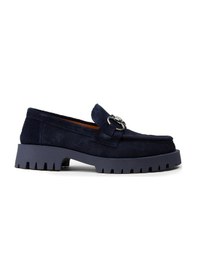 Resim Deery Kadın Hakiki Süet Lacivert Tokalı Loafer - 02037zlcvc01 Lacivert 