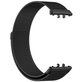 Resim Apsuwa Samsung Uyumlu Galaxt Fit 3 Korodn Kayış Metal Hasır Krd-01/a 