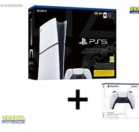 Resim SONY PS5 SLIM DİJİTAL 1TB + 2.KOL !! -SIFIR -METROGARDEN AVM 