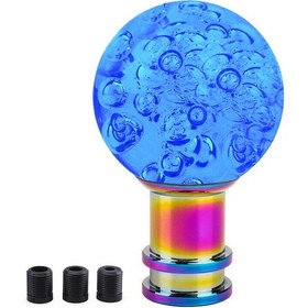 Resim Shineyee Koyu Mavi Akrilik Kristal Balon Vites Topu, M12, M10, M8 Adaptörlü 