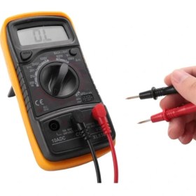 Resim Zerzembe Voltmetre Test Cihazı Çok Metre Arka Işık LCD Ölçüm Aracı 