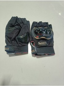 Resim Korumalı Motosiklet Eldiveni Kesik Parmak Tse En 13594 Etiketli Yeni Yönetmeliğe Uygun L 