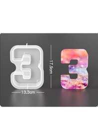 Resim Epoksi Reçine Silikon Kalıp İthal Üç Rakam Taş Tozu Parafin Silikon Kalıp Hb22521-0105 